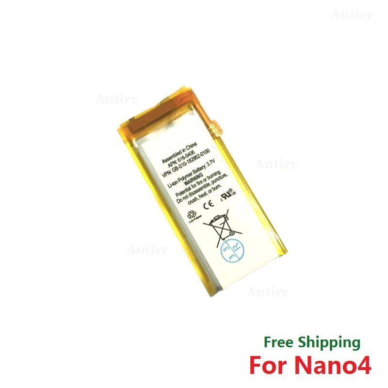 For Nano4 Brand New 3.7V Li-ion Polymer Battery Replacement for iPod Nano 4 4th Gen Battery with tools free shipping
For Nano4 Brand New 3.7V Li-ion Polymer Battery Replacement for iPod Nano 4 4th Gen Battery with tools free shipping