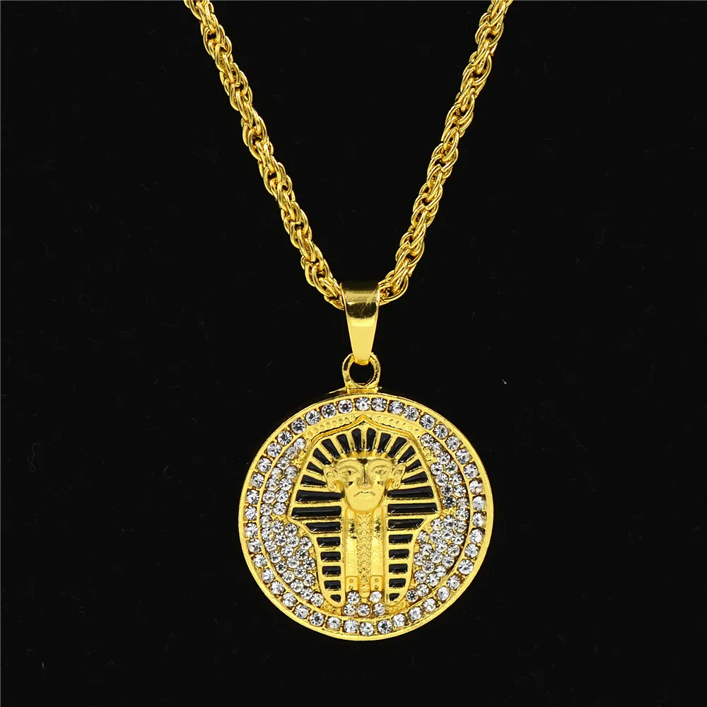 2021 European And American New Pharaoh Head Image Boutique Hiphop Hip Hop Necklace Street Dance BarWholesale Men Jewel
2021 European And American New Pharaoh Head Image Boutique Hiphop Hip Hop Necklace Street Dance BarWholesale Men Jewel