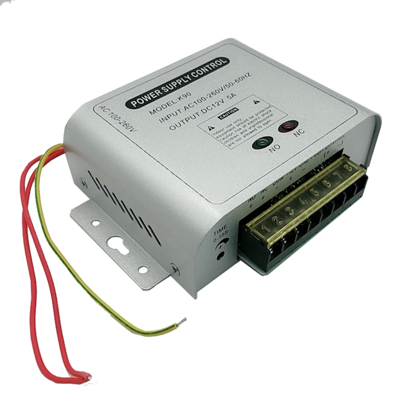 AC 100 240 В DC 12V5A импульсный адаптер питания дверной замок источник с контролем