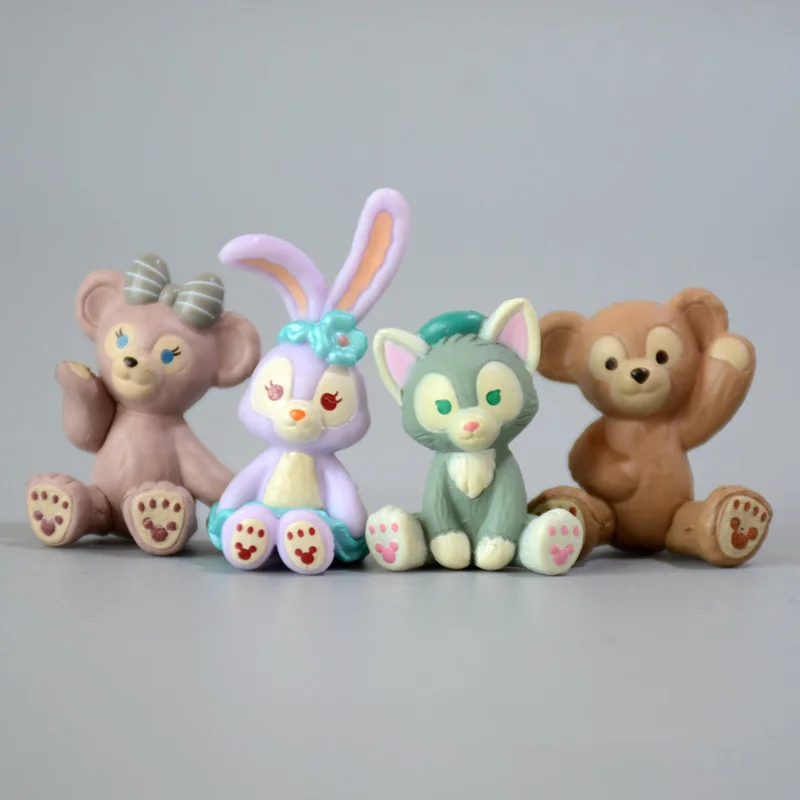 

Disney Bear Duffy ShellieMay Stella Lou Rabbit Cute Action Figrue Toys Car Decoration Toys Gifts for Children Action Toys Gift