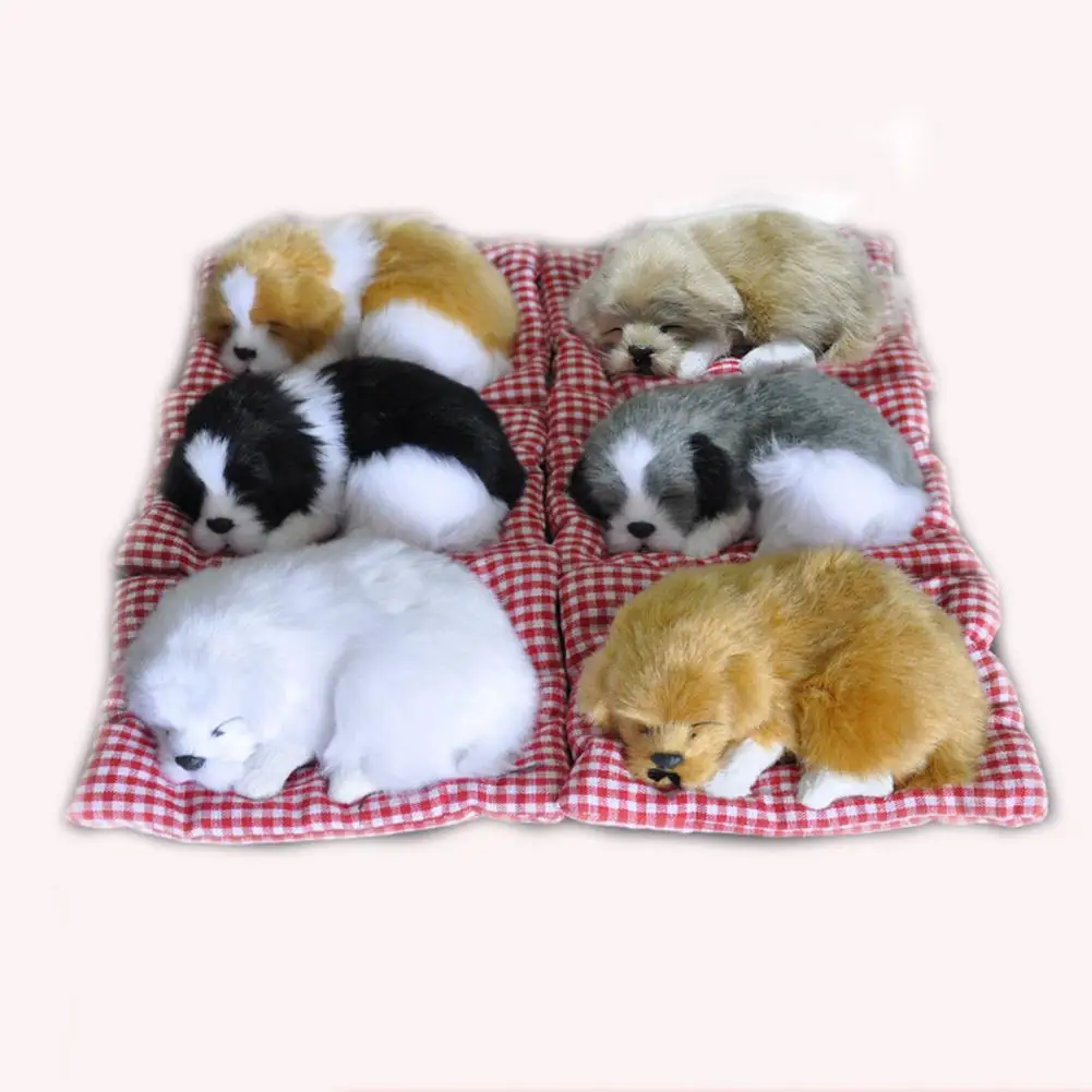Cute Simulation Sleeping Puppy Dog Doll Toy with Sound Kid Toy Gift Home Car Decoration Tabletop Ornaments
Cute Simulation Sleeping Puppy Dog Doll Toy with Sound Kid Toy Gift Home Car Decoration Tabletop Ornaments