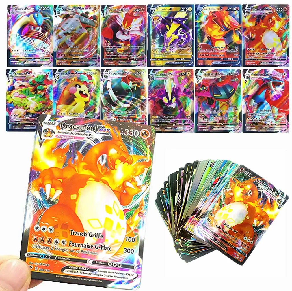 French Pokemon Shining Card Box Tag Team V VMAX GX Mega EX Takara Tomy Display Cartas Pokémon Carte Francaise Playing Game Toy
French Pokemon Shining Card Box Tag Team V VMAX GX Mega EX Takara Tomy Display Cartas Pokémon Carte Francaise Playing Game Toy