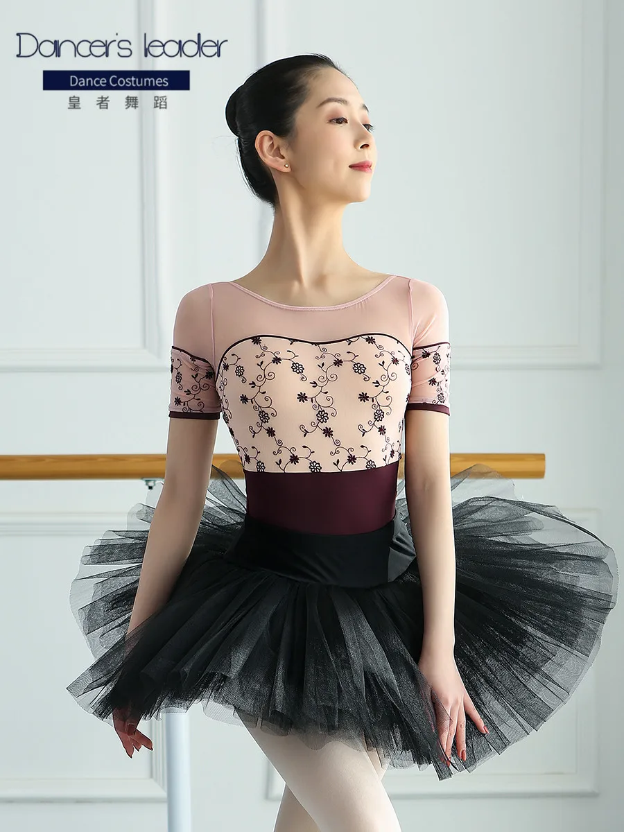 Dance Leotard Adult Gymnastics Leotard Half Sleeve Swimsuit for Dancing Ballerina Flora Leotard U back ballet leotards for women
Dance Leotard Adult Gymnastics Leotard Half Sleeve Swimsuit for Dancing Ballerina Flora Leotard U back ballet leotards for women