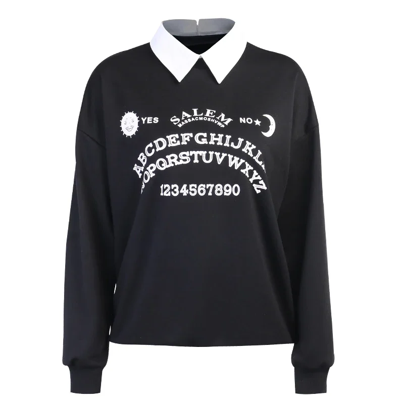 Black Grunge Hoodies Gothic Harajuku Streetwear Oversized Chic Letter Print Hoodies Women Autumn Long Sleeve Hoodies
Black Grunge Hoodies Gothic Harajuku Streetwear Oversized Chic Letter Print Hoodies Women Autumn Long Sleeve Hoodies