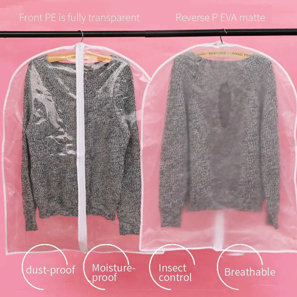 Suit Dustproof Cover Clothing Dust Cover Practical PEVA Large Cloth Bag Hanging Clothing Dust Bag Damp Storage Home &Amp
Suit Dustproof Cover Clothing Dust Cover Practical PEVA Large Cloth Bag Hanging Clothing Dust Bag Damp Storage Home &Amp