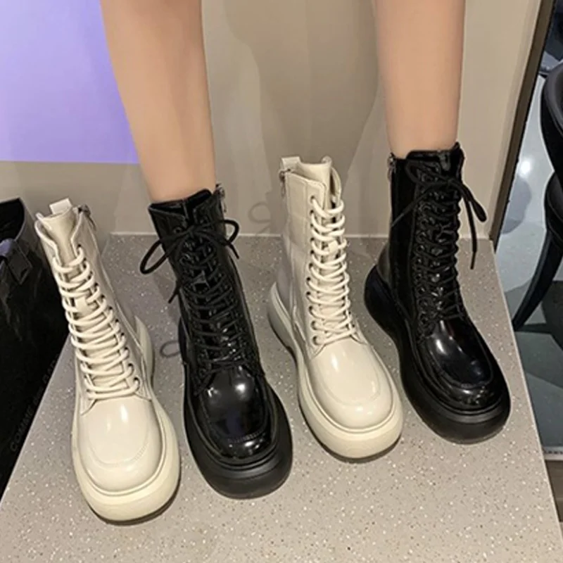 Женские ботильоны из искусственной кожи, осенне-зимняя обувь, женская модная обувь с квадратным носком на шнуровке, женская обувь на молнии ...
Женские ботильоны из искусственной кожи, осенне-зимняя обувь, женская модная обувь с квадратным носком на шнуровке, женская обувь на молнии ...