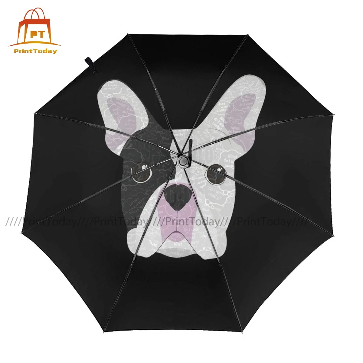 French Bulldog Umbrella Unique Portable Umbrella Painting Outside Anti UV Auto Umbrella
French Bulldog Umbrella Unique Portable Umbrella Painting Outside Anti UV Auto Umbrella