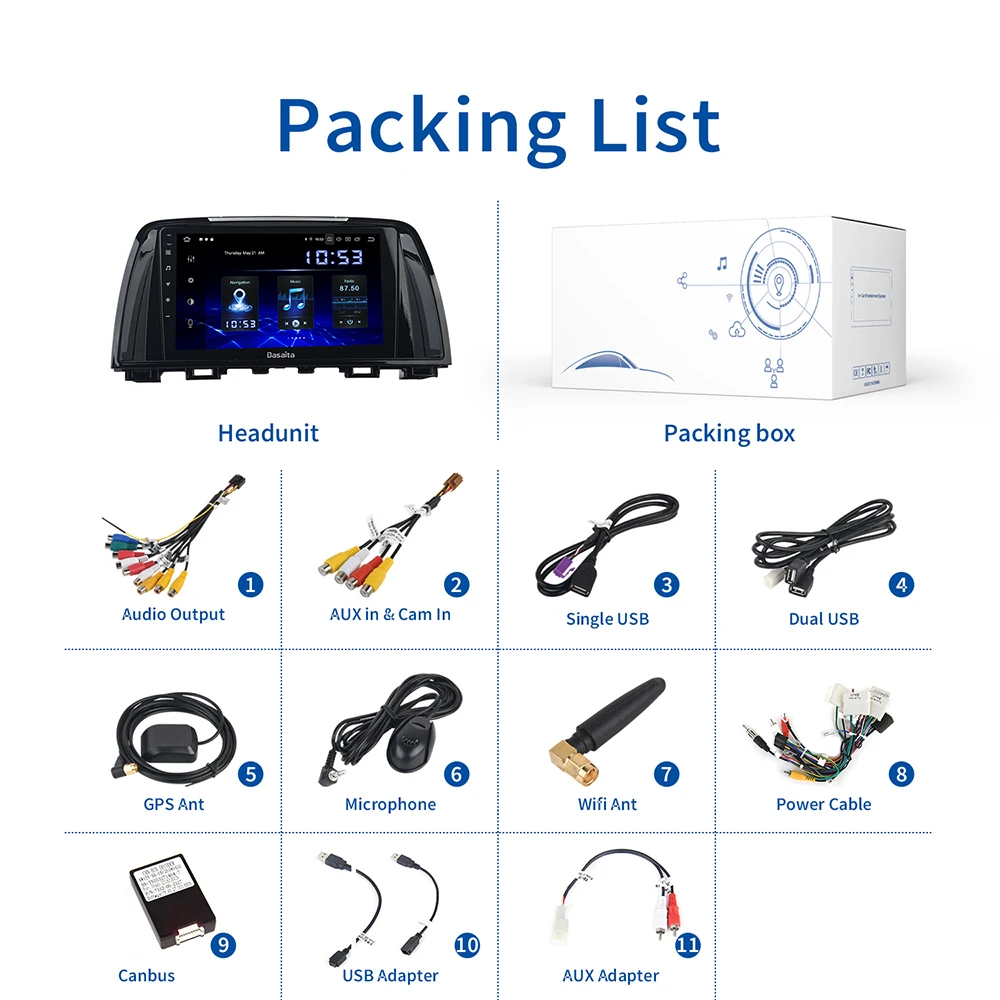 for Mazda 6 Atenza 2013 2014 2015 Bluetooth Car Multimedia Player 9" Autoradio Android 10.0 Car GPS Navigator Stereo Audio DSP
for Mazda 6 Atenza 2013 2014 2015 Bluetooth Car Multimedia Player 9" Autoradio Android 10.0 Car GPS Navigator Stereo Audio DSP