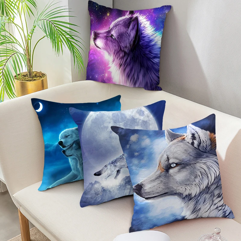 Fuwatacchi Animal Painting Cushion Cover Wild Wolf Tiger Moon Decor Throw Pillows Case Sofa Chair Home Decorative Pillows Cover
Fuwatacchi Animal Painting Cushion Cover Wild Wolf Tiger Moon Decor Throw Pillows Case Sofa Chair Home Decorative Pillows Cover