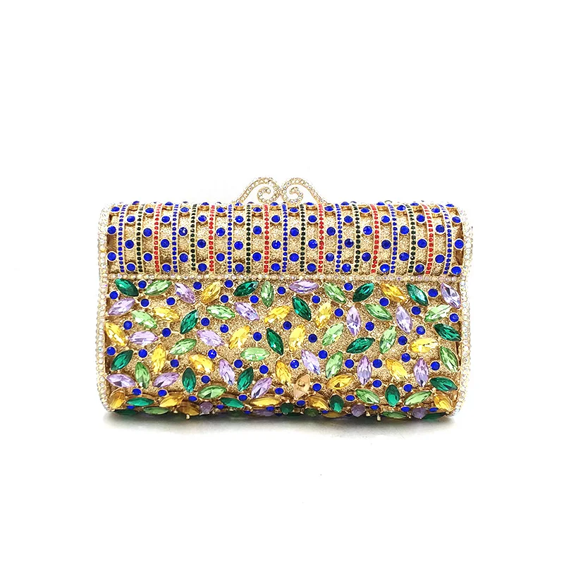 Blue Green Black AB Crystal Hollow Out Women Handbag Evening Party Diamond Metal Dinner Purse Lady Wedding Bridal Clutches Bags
Blue Green Black AB Crystal Hollow Out Women Handbag Evening Party Diamond Metal Dinner Purse Lady Wedding Bridal Clutches Bags