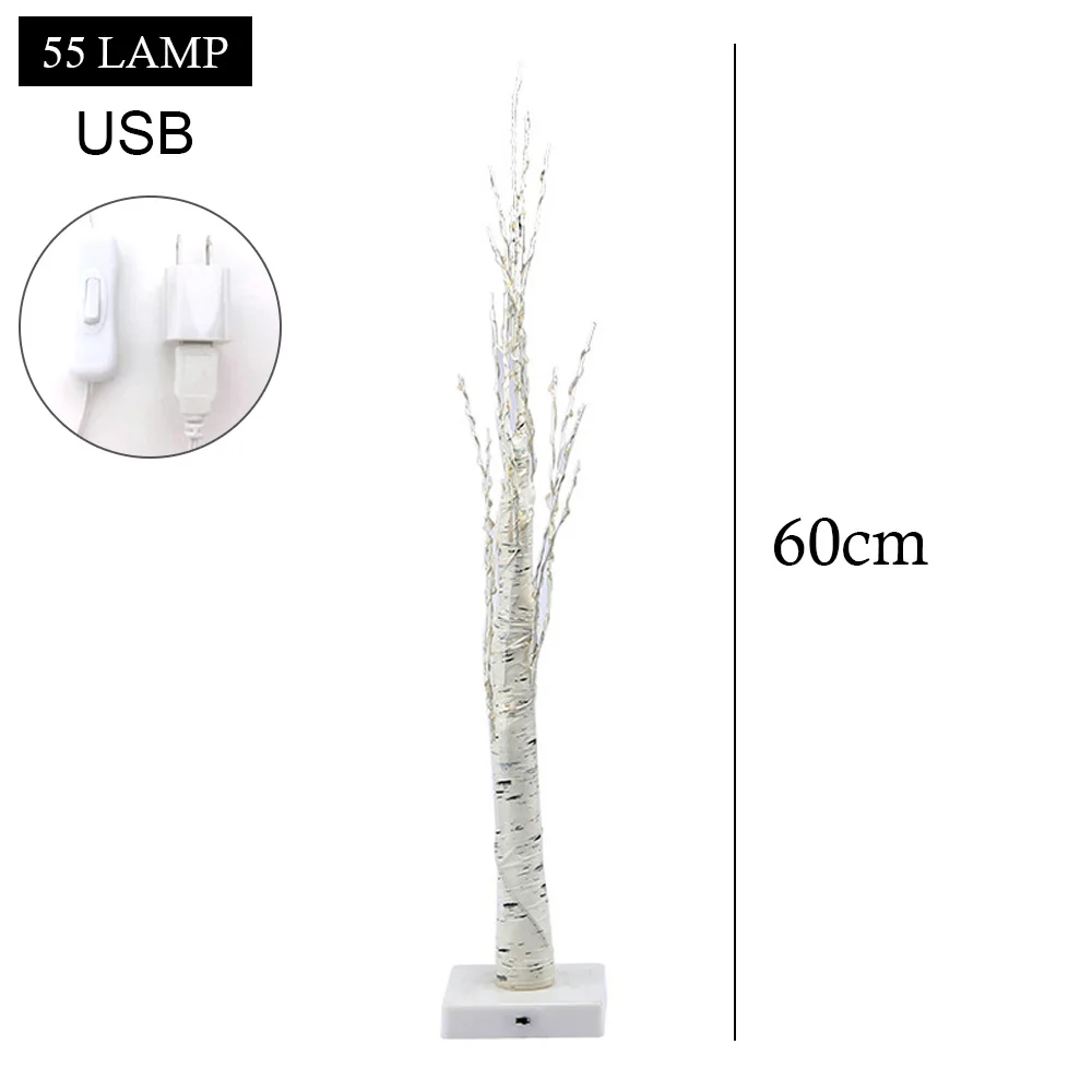 Small Birch Twig Tree Light With 55 Warm White LEDs Decorative Night Lamp For Christmas Home Party Wedding Tabletop
Small Birch Twig Tree Light With 55 Warm White LEDs Decorative Night Lamp For Christmas Home Party Wedding Tabletop