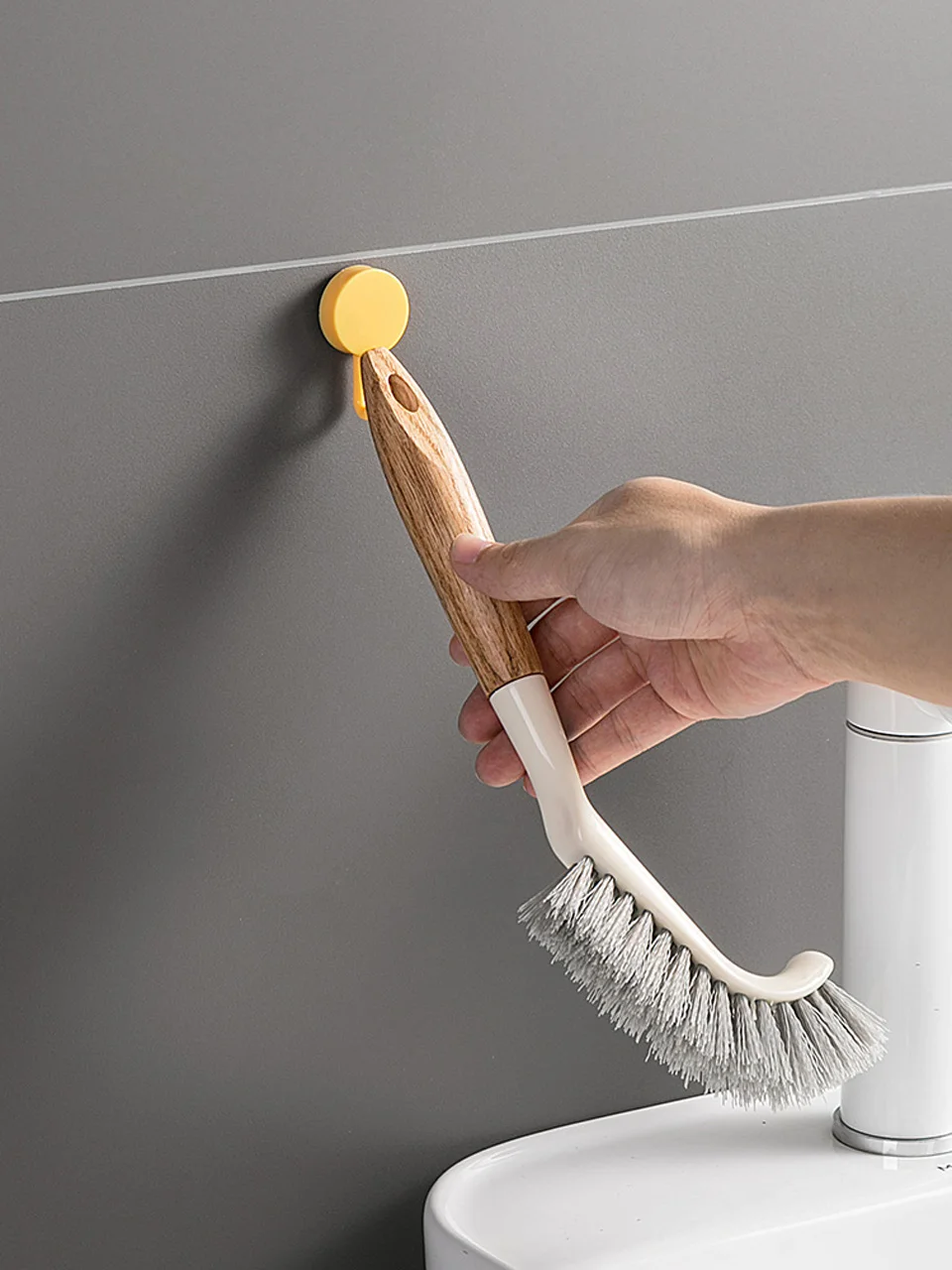 Floor Bathroom Toilet Brush Rubber Wood Long-Handled Stiff Brush Sub Tub Wall Tile Gap Cleaning Brush
Floor Bathroom Toilet Brush Rubber Wood Long-Handled Stiff Brush Sub Tub Wall Tile Gap Cleaning Brush