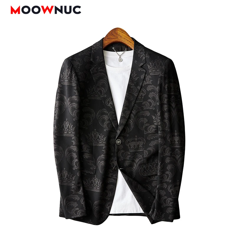 Men Casual Blazer Black High-Quality Printing Fashion Suits Male Coats Wedding Jacket Hombre 2021 New Spring Autumn Slim MOOWNUC
Men Casual Blazer Black High-Quality Printing Fashion Suits Male Coats Wedding Jacket Hombre 2021 New Spring Autumn Slim MOOWNUC