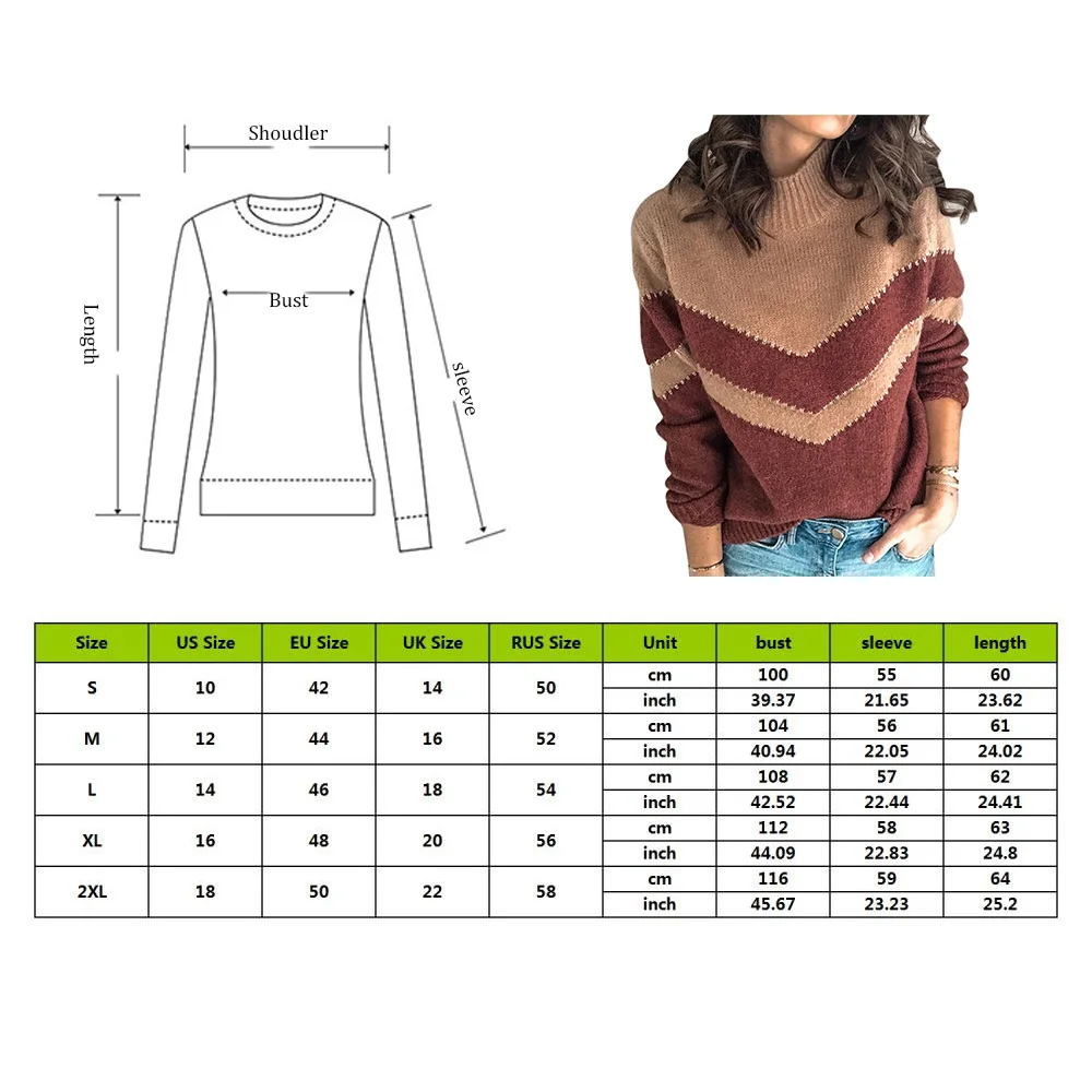 Women Turtleneck Sweaters Autumn Winter Pullovers Jumper Striped Knitwear Long Sleeve Casual Oversized Sweater Female
Women Turtleneck Sweaters Autumn Winter Pullovers Jumper Striped Knitwear Long Sleeve Casual Oversized Sweater Female