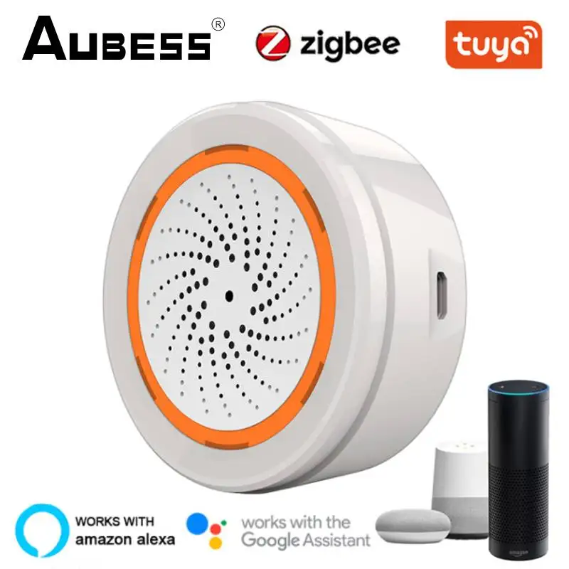 Умная сирена Tuya Zigbee, сенсор звукосветильник сигнализации 90 дБ, работает с Alexa Google Home
Умная сирена Tuya Zigbee, сенсор звукосветильник сигнализации 90 дБ, работает с Alexa Google Home