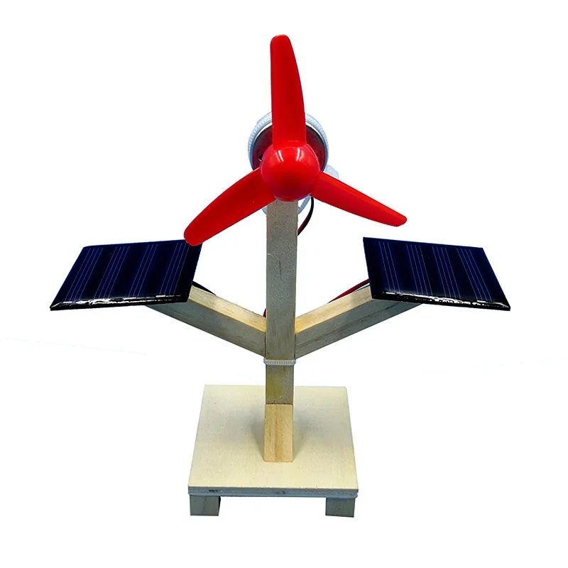 Creative technology small production diy material wooden double solar fan physical experiment model children's educational toys
Creative technology small production diy material wooden double solar fan physical experiment model children's educational toys