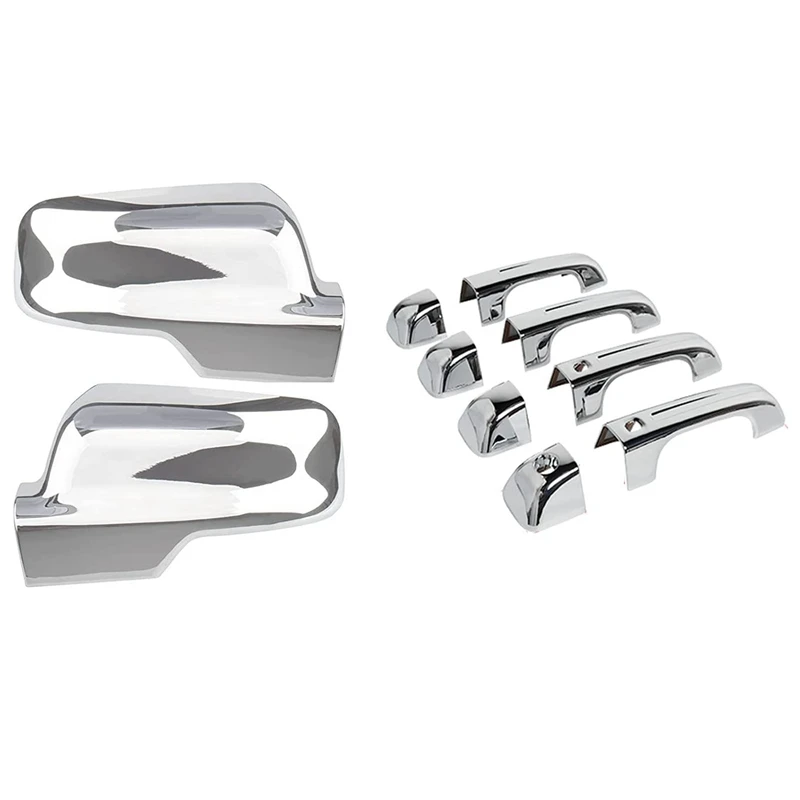 Rearview Mirror Cover for Dodge Ram 1500 2019-2021 Accessories Door Handle Cover Decor Trim with Smart Keyhole Silver
Rearview Mirror Cover for Dodge Ram 1500 2019-2021 Accessories Door Handle Cover Decor Trim with Smart Keyhole Silver