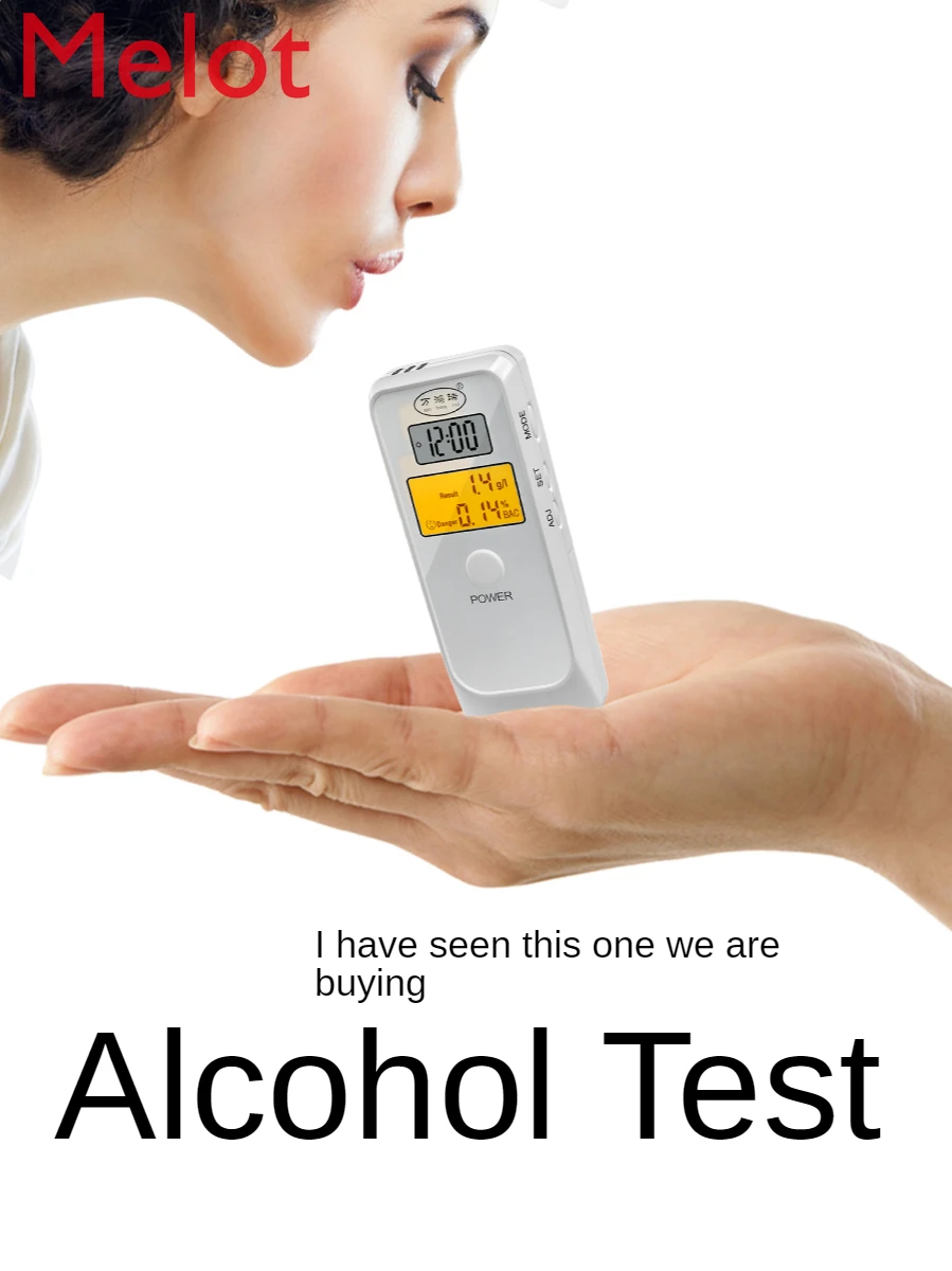 High-Precision Household Alcohol Tester Breath Special Measuring Meter for Drunk Driving Detection Wine Tester Breathing
High-Precision Household Alcohol Tester Breath Special Measuring Meter for Drunk Driving Detection Wine Tester Breathing