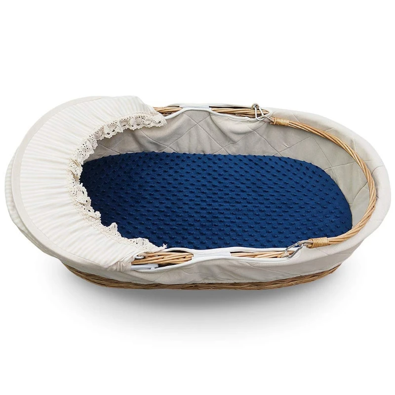 Baby Bassinet Sheets Minky Dot Fitted Sheet Super Soft Breathable Flexible for Cradle Moses Basket and Bassinet Mattress 
Baby Bassinet Sheets Minky Dot Fitted Sheet Super Soft Breathable Flexible for Cradle Moses Basket and Bassinet Mattress