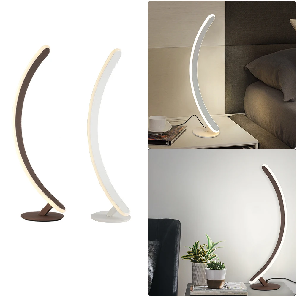 Nordic LED Fashion Table Lamp Curved Bedside Lamp Cool White Warm White Dimming Desk Lamp For Living Room Home Decor
Nordic LED Fashion Table Lamp Curved Bedside Lamp Cool White Warm White Dimming Desk Lamp For Living Room Home Decor