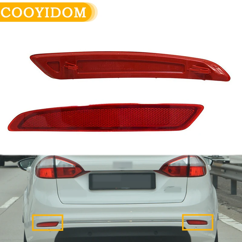Rear Bumper Reflector Fog Light Fog Lamp bumper reflector Brake light For Ford Fiesta Sedan MK6 6th 2013 2014 2015 Warning Light
Rear Bumper Reflector Fog Light Fog Lamp bumper reflector Brake light For Ford Fiesta Sedan MK6 6th 2013 2014 2015 Warning Light