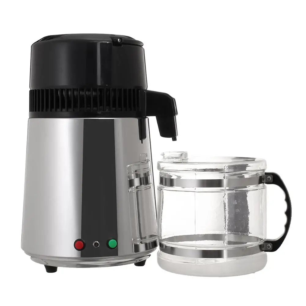 4L 750W Stainless Steel Pure Water Distiller Purifier Filter Machine With Carafe
4L 750W Stainless Steel Pure Water Distiller Purifier Filter Machine With Carafe