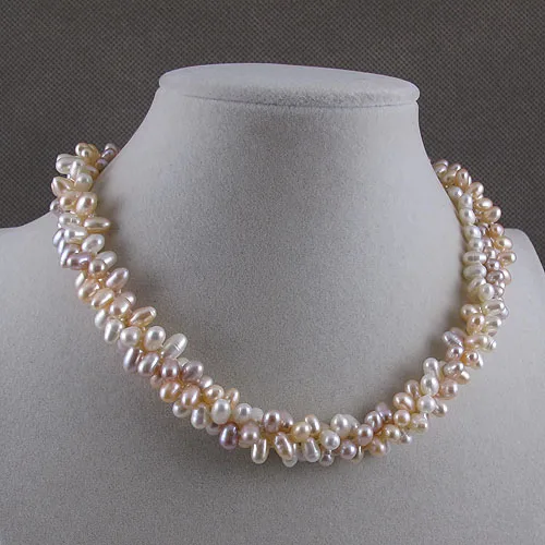 Classic Terisa Pearl Jewellery Multicolor White Pink Lavender Baroque Genuine Freshwater Pearl Necklace Wedding Party Women Gift
Classic Terisa Pearl Jewellery Multicolor White Pink Lavender Baroque Genuine Freshwater Pearl Necklace Wedding Party Women Gift