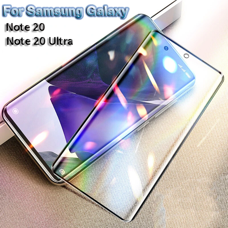 For Samsung Galaxy Note 20 Screen Protector HD 999D Curved Tempered Glass Protectors Full Screen Coverage Protective Film 
For Samsung Galaxy Note 20 Screen Protector HD 999D Curved Tempered Glass Protectors Full Screen Coverage Protective Film