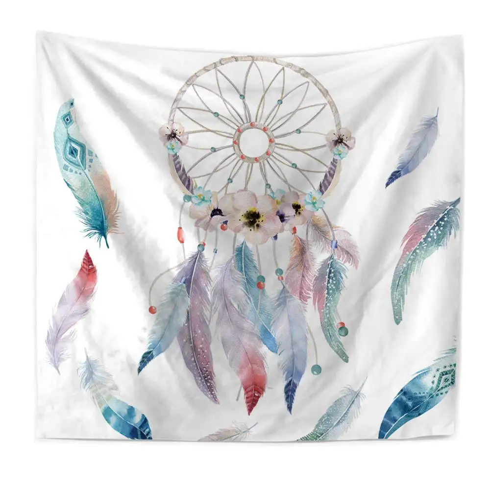 dreamcatcher feather pattern wall tapestry wall hanging home Improvements bedroom living room decoration home decor Bedspread
dreamcatcher feather pattern wall tapestry wall hanging home Improvements bedroom living room decoration home decor Bedspread