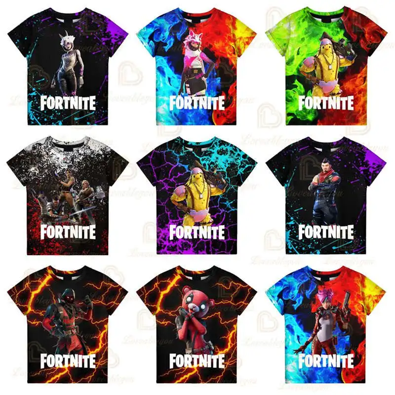 

Fortnite 3 To 14 Years Spike Victory Kids T-shirt Battle Royale 3D Print Tshirt Boys Girls Cartoon Tees Tops Teen Clothes