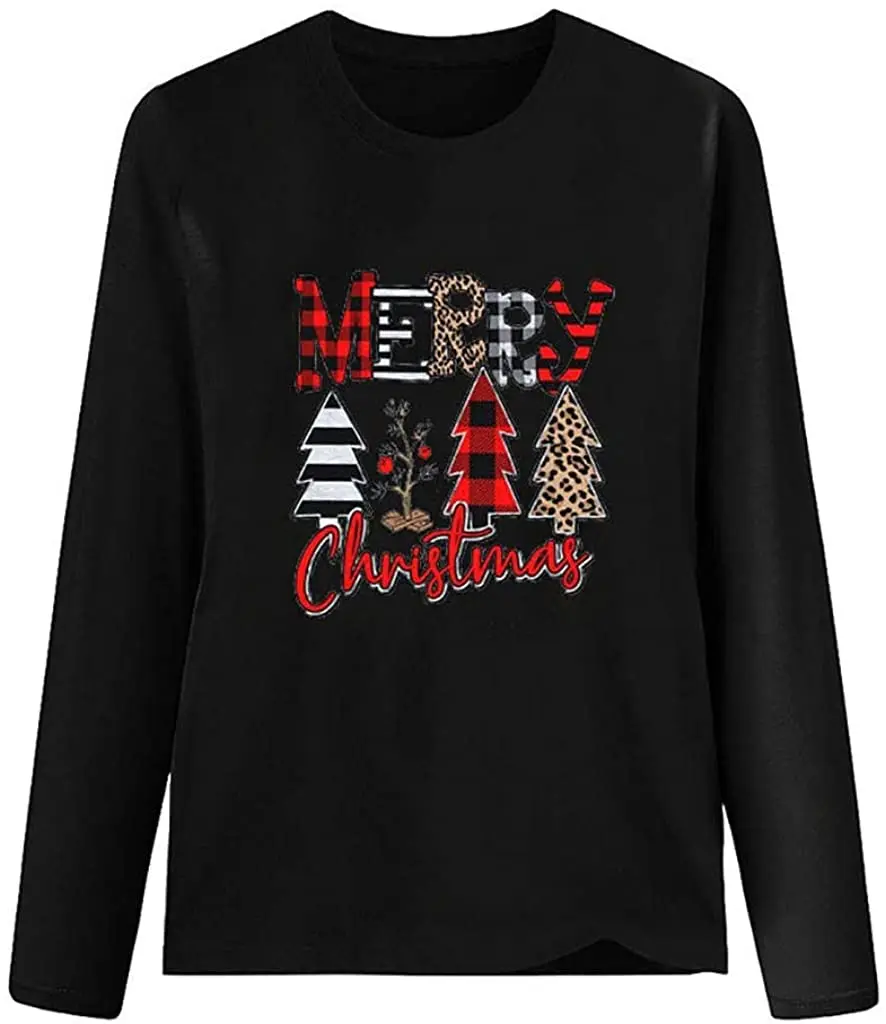 Women's Long Sleeve T Shirts Dandelion Print Christmas Tee Shirt Comfortable Cotton Blouse Loose Casual Pullover Tops 
Women's Long Sleeve T Shirts Dandelion Print Christmas Tee Shirt Comfortable Cotton Blouse Loose Casual Pullover Tops