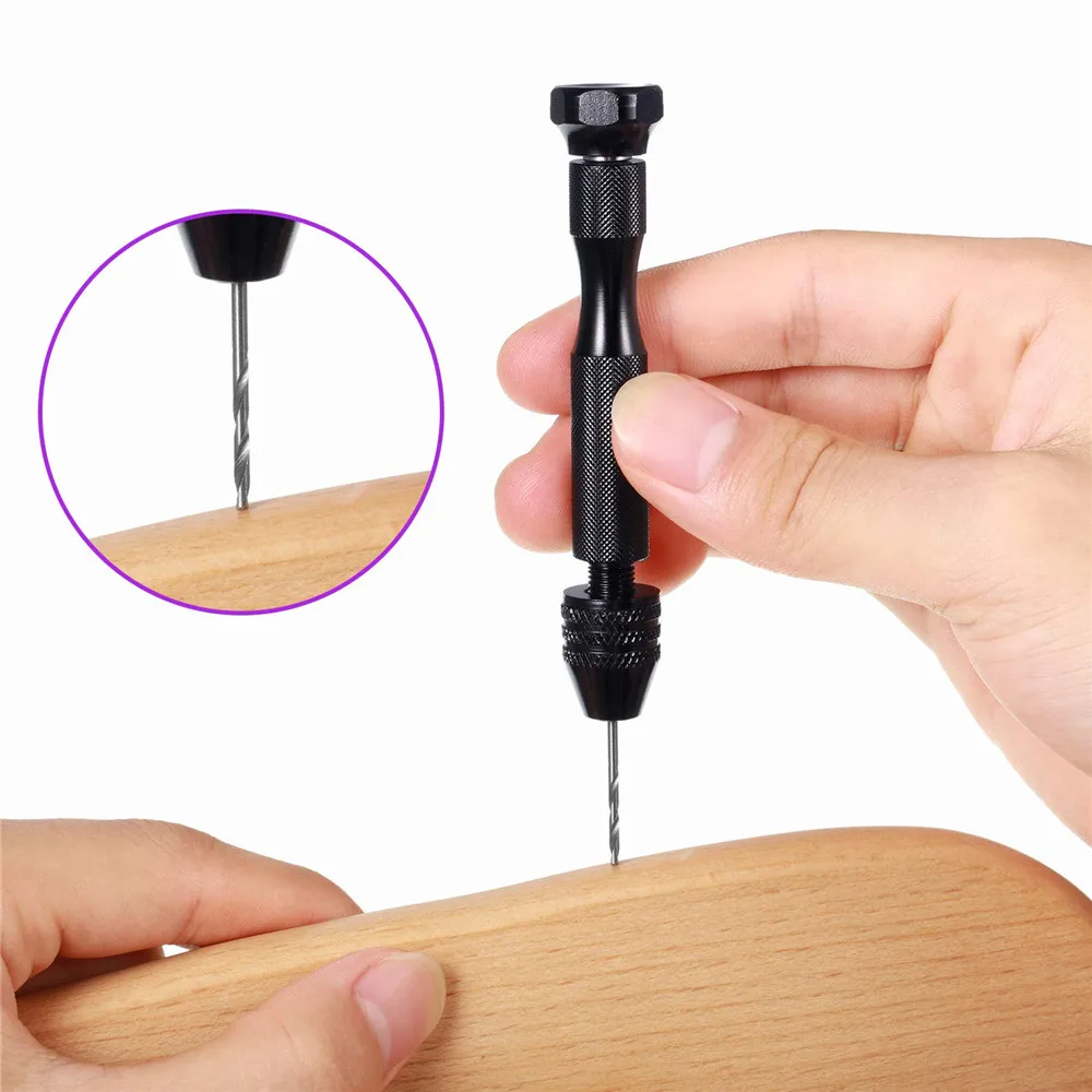 Drillpro 36 Pcs Hand Drill Set Include Pin Vise Hand Mini Drills &0.5-3.0mm HSS & 0.3-1.2mm PCB Drill for Craft Carving DIY
Drillpro 36 Pcs Hand Drill Set Include Pin Vise Hand Mini Drills &0.5-3.0mm HSS & 0.3-1.2mm PCB Drill for Craft Carving DIY