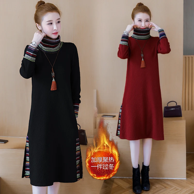 Модное теплое платье, женская одежда для девушек, зимние свободные блузки, блузы, полосатые Лоскутные облегающие повседневные платья, одежд...
Модное теплое платье, женская одежда для девушек, зимние свободные блузки, блузы, полосатые Лоскутные облегающие повседневные платья, одежд...
