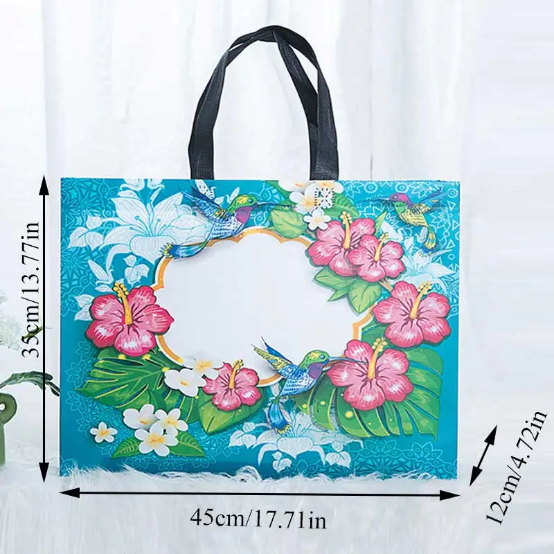 Women Folding Shopping Bag Floral Print Non-woven Eco Bag Travel High Quality Grocery Bags Portable Pouch Rose Flower Handbags
Women Folding Shopping Bag Floral Print Non-woven Eco Bag Travel High Quality Grocery Bags Portable Pouch Rose Flower Handbags