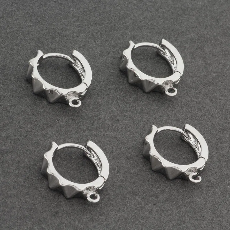 Charm Brass Earring Hook Handmade Jewelry Women's Earrings Fashion Popular Geometric Design 585 Rose Gold Color | Украшения и