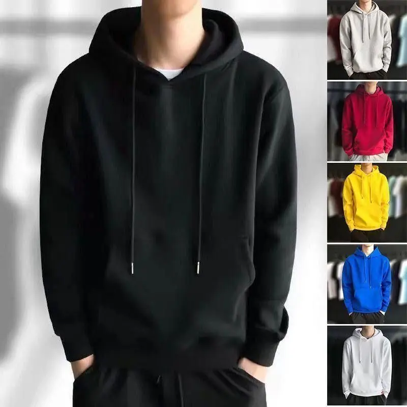 Autumn Winter Thickening Plus Fleece Pullover Hooded Sweatshirt Men's Solid Color Hoodie Youth Loose Casual Tops Plus Size
Autumn Winter Thickening Plus Fleece Pullover Hooded Sweatshirt Men's Solid Color Hoodie Youth Loose Casual Tops Plus Size