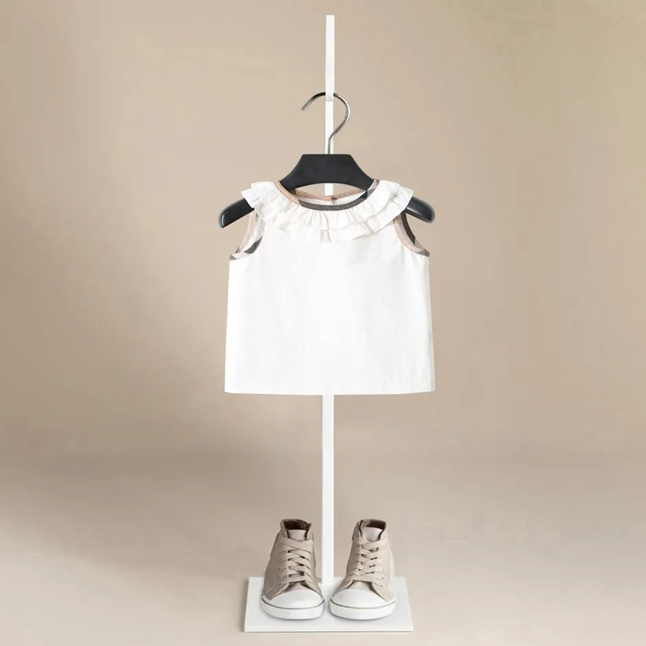 Summer Baby Girls T-shirts Princess Newborn Kids Clothes Sleeveless Plaid Toddler Cotton T Shirt Blouse Casual Clothes
Summer Baby Girls T-shirts Princess Newborn Kids Clothes Sleeveless Plaid Toddler Cotton T Shirt Blouse Casual Clothes