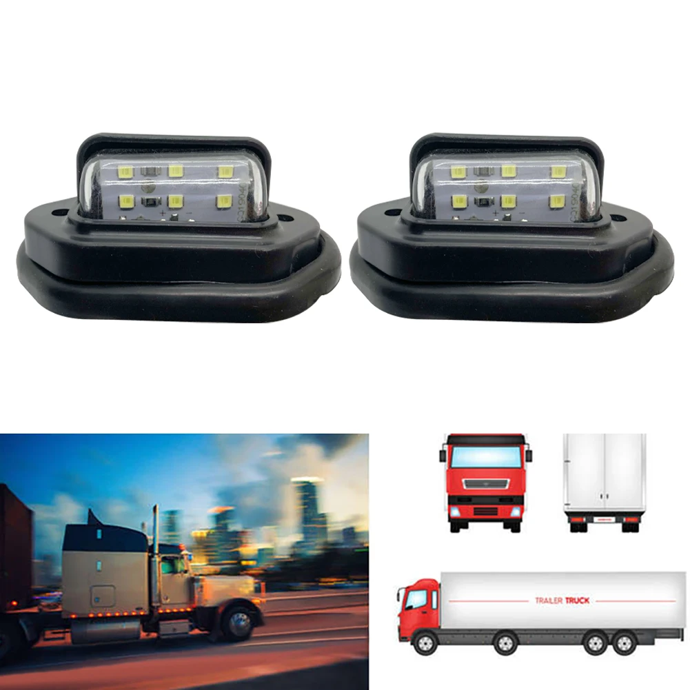 2pcs 12V/24V Waterproof 6 LED Car License Plate Light Signal Tail Light Lamp Boat Truck Trailer SUV VAN Caravan Waterproof Ship
2pcs 12V/24V Waterproof 6 LED Car License Plate Light Signal Tail Light Lamp Boat Truck Trailer SUV VAN Caravan Waterproof Ship