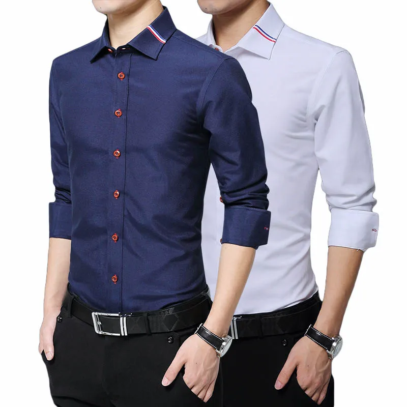 BEFOYI Men's Regulat Shirts Mens2020 New Long Sleeve Slim Fit Business Casual Shirt Brand Clothing Plus Size 4XL Hot Sale
BEFOYI Men's Regulat Shirts Mens2020 New Long Sleeve Slim Fit Business Casual Shirt Brand Clothing Plus Size 4XL Hot Sale
