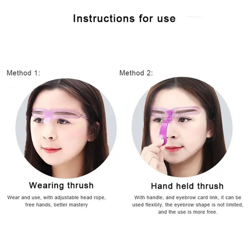 Purple Reusable Eyebrows Mold Thrush Card Eyebrow Pencil Drawing 8 In 1Beginner Eyebrow Shapes Makeup Tools
Purple Reusable Eyebrows Mold Thrush Card Eyebrow Pencil Drawing 8 In 1Beginner Eyebrow Shapes Makeup Tools