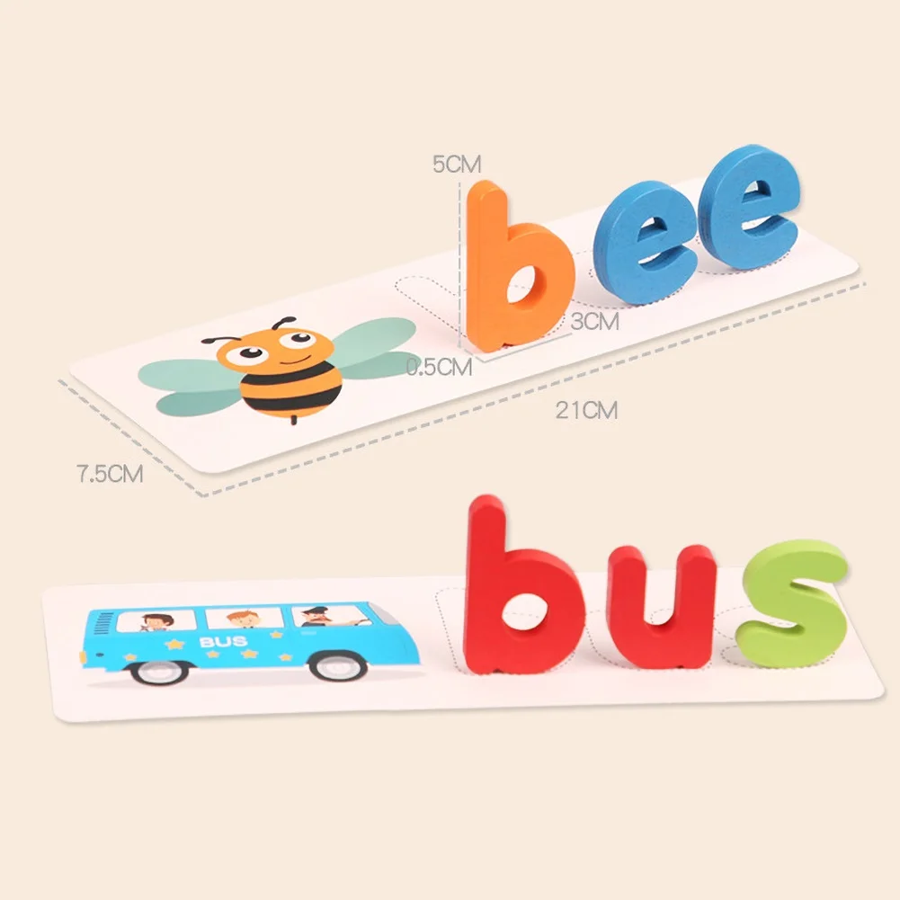 Kids 26 English Alphabet Letters Word Spelling Game Early Cognition Education Toy
Kids 26 English Alphabet Letters Word Spelling Game Early Cognition Education Toy