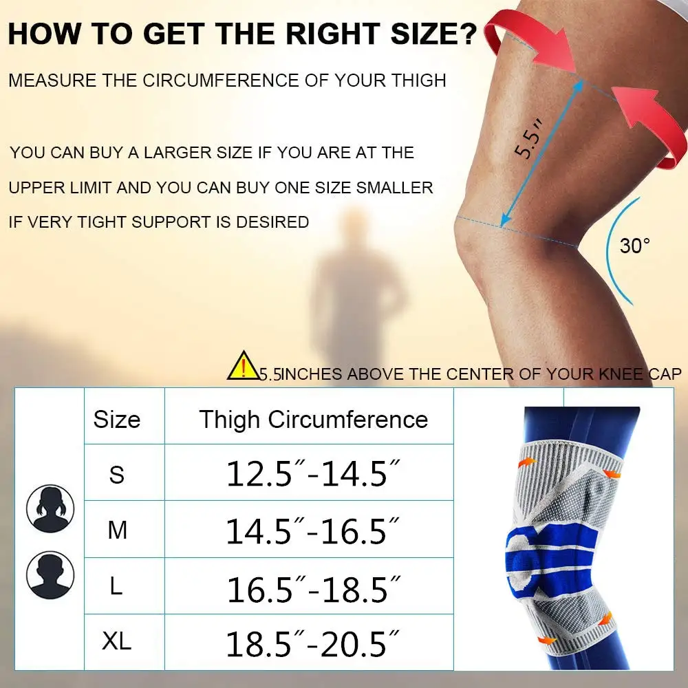 Silicone Knee Pads Scale Spring Supports Brace Basketball Fitness Meniscus Patella Protection Kneepads Sports Knee Sleeve
Silicone Knee Pads Scale Spring Supports Brace Basketball Fitness Meniscus Patella Protection Kneepads Sports Knee Sleeve