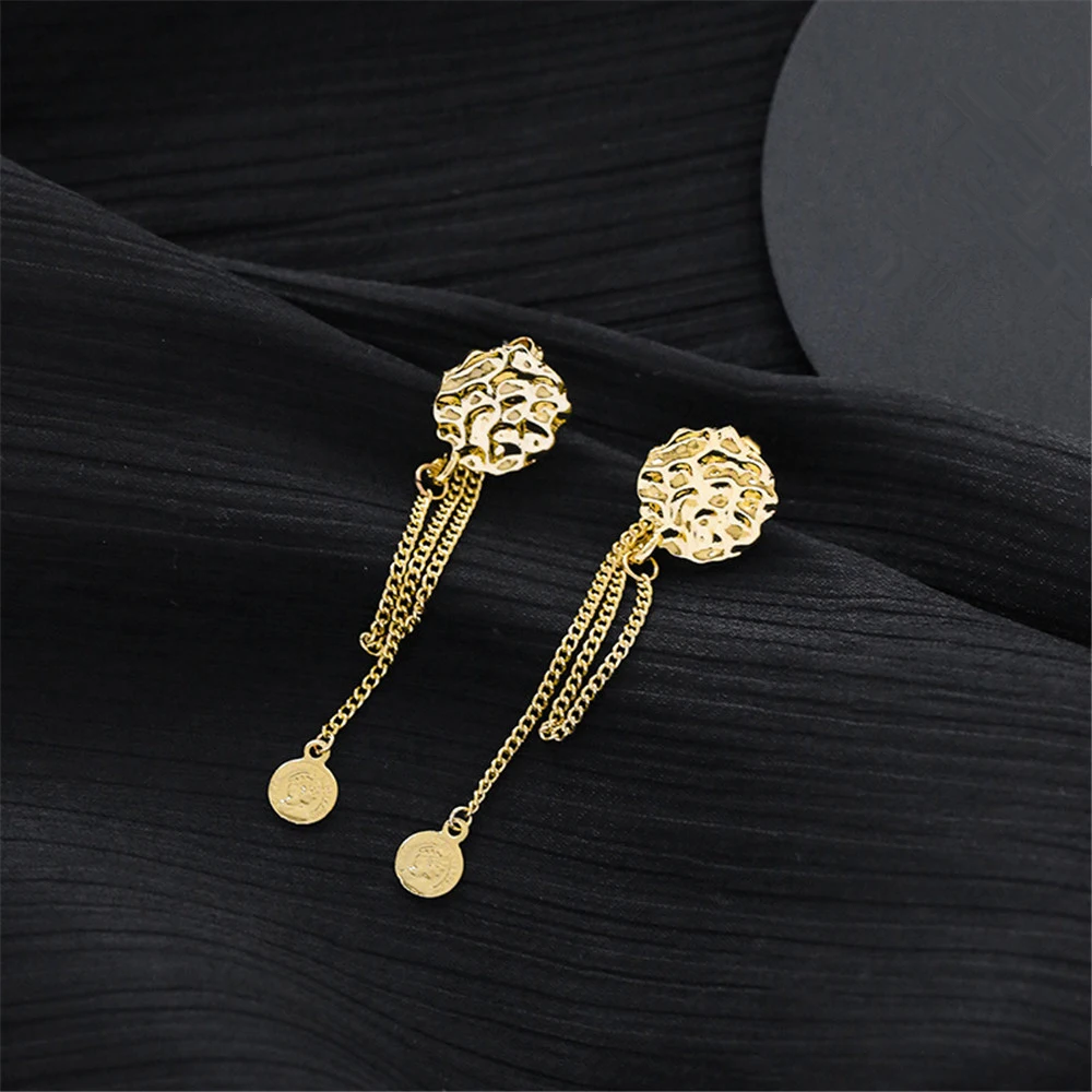 2020 Trendy Elegant Geometric Irregular Circle Chain Earrings Pendants For Women Piercing Ear 925 Silver Jewelry Female Gift
2020 Trendy Elegant Geometric Irregular Circle Chain Earrings Pendants For Women Piercing Ear 925 Silver Jewelry Female Gift