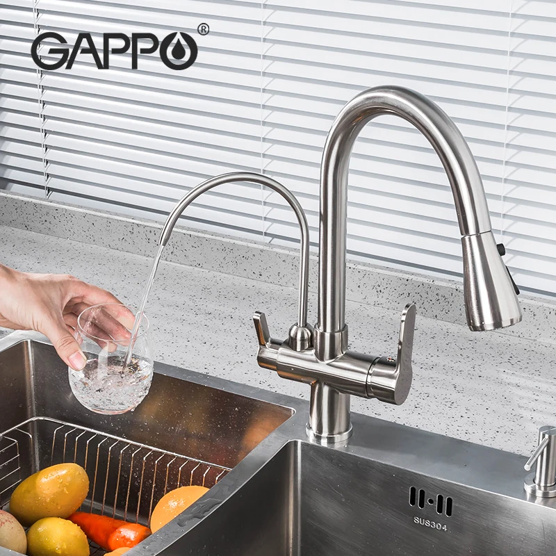 Gappo Kitchen Faucets Filter Drinking Water Mixer Pull Out Sink Mixer Crane Purification Kitchen Hot and Cold Mixer Faucet
Gappo Kitchen Faucets Filter Drinking Water Mixer Pull Out Sink Mixer Crane Purification Kitchen Hot and Cold Mixer Faucet