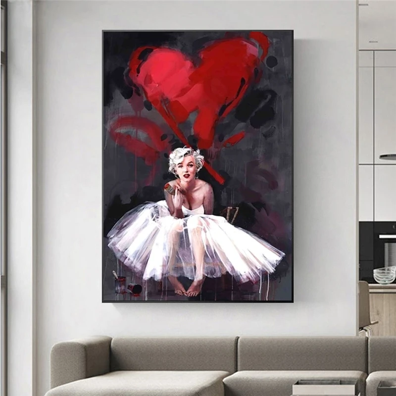 Marilyn Monroe Abstract Portrait Oil Paintings on Canvas Wall Art Postesr and Print for Girl's Room Decor Wall Cuadros No Frame
Marilyn Monroe Abstract Portrait Oil Paintings on Canvas Wall Art Postesr and Print for Girl's Room Decor Wall Cuadros No Frame