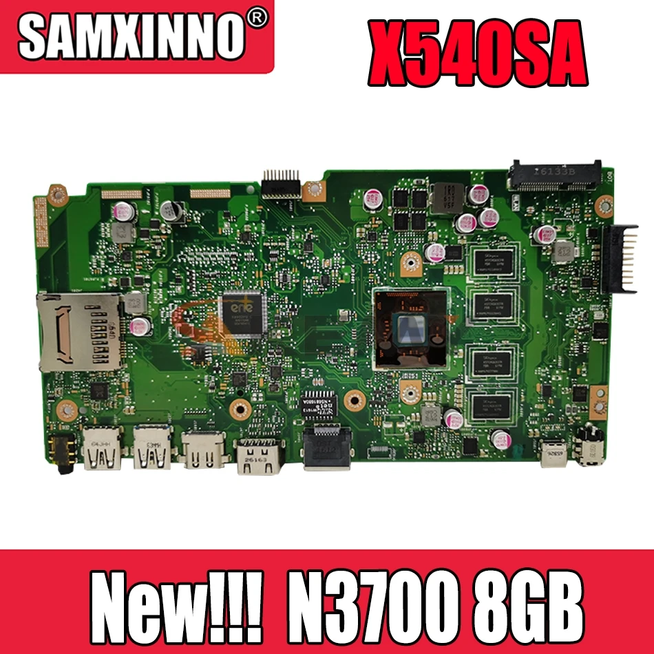 Akemy New!!! X540SA Motherboard For ASUS VivoBook X540SA X540S F540S Laptop Motherboard Tested 100% Mainboard W/ N3700 8GB RAM
Akemy New!!! X540SA Motherboard For ASUS VivoBook X540SA X540S F540S Laptop Motherboard Tested 100% Mainboard W/ N3700 8GB RAM