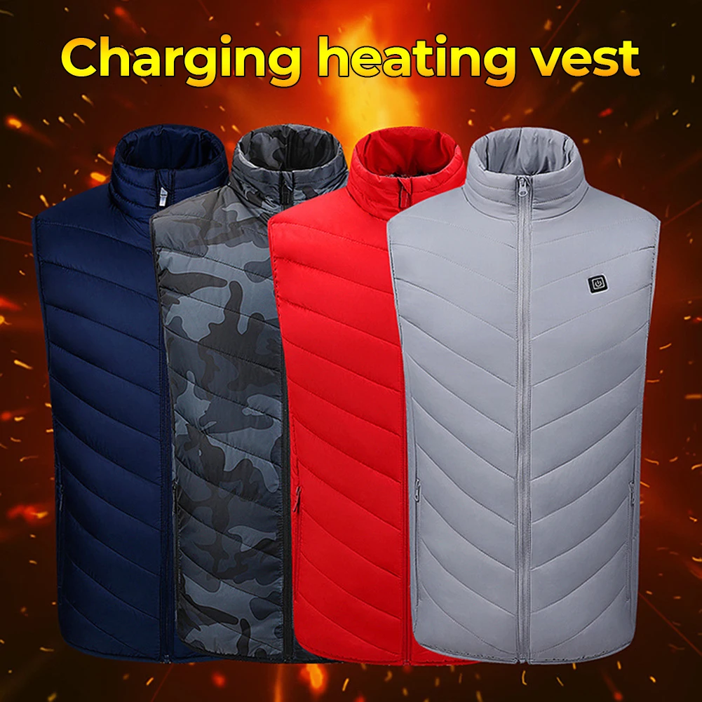 Electric Winter Heated Jackets Vest USB Electric Heating Hooded Cotton Coat Camping Hiking Hunting Thermal Warmer Jacket
Electric Winter Heated Jackets Vest USB Electric Heating Hooded Cotton Coat Camping Hiking Hunting Thermal Warmer Jacket