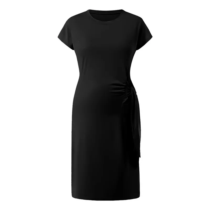 Hot Solid Color Tie-in Waist Pregnant Women's Dress Soft And Comfortable Cotton Short Sleeve Vestidos Gestante Pregnancy Dress
Hot Solid Color Tie-in Waist Pregnant Women's Dress Soft And Comfortable Cotton Short Sleeve Vestidos Gestante Pregnancy Dress