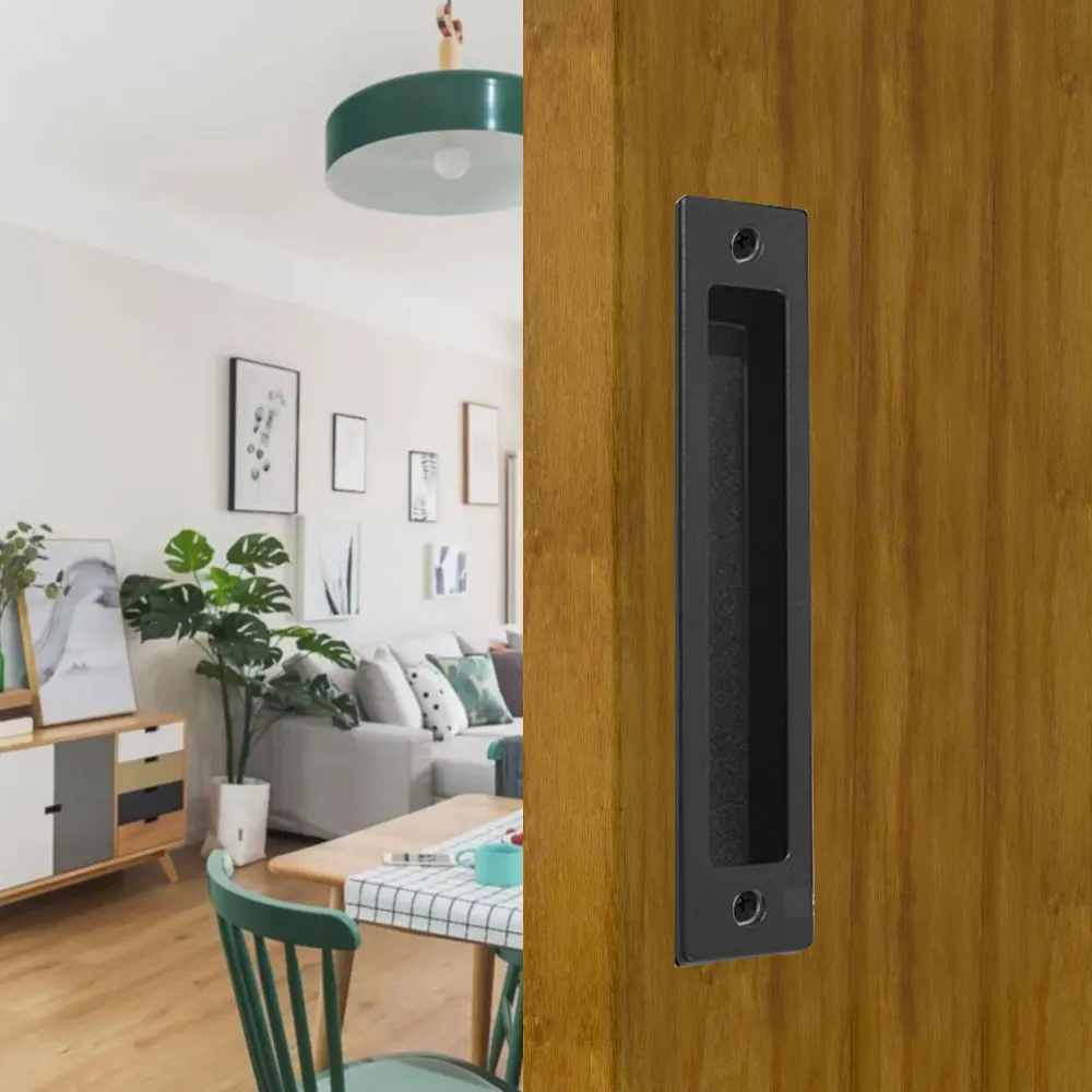 1 Pcs Simple Design Sliding Barn Door Pull Handles for Gate Handles or Furniture Handles Frosted Black
1 Pcs Simple Design Sliding Barn Door Pull Handles for Gate Handles or Furniture Handles Frosted Black