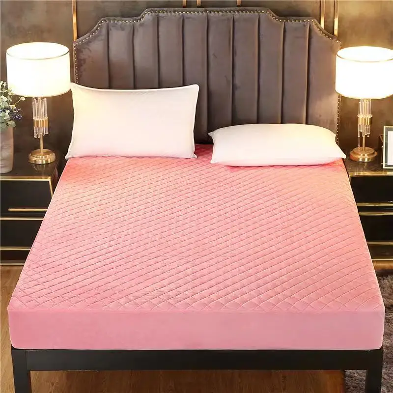 2021 Special Offer Crystal Velvet Thicken Quilted Mattress Cover Fine Coral Fleece King Bed Short Fitted Sheet Quilting Plush
2021 Special Offer Crystal Velvet Thicken Quilted Mattress Cover Fine Coral Fleece King Bed Short Fitted Sheet Quilting Plush